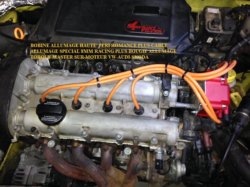BOBINE ALLUMAGE HAUTE' PERFORMANCE SUR VW-AUDI-SKODA