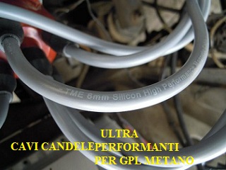 Cavi candele Ultra Performanti per GPL METANO