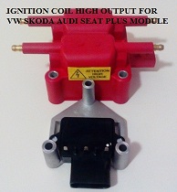 IGNITION COIL HIGH OUTPUT PLUS MODULE FOR VW AUDI SEAT SKODA