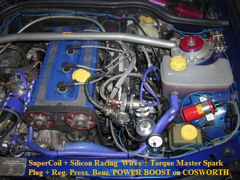 SuperCoil+Racing Plug Wire+Torque Master Plugs+Power Boost Valve on Cosworth